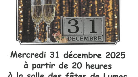 REVEILLON DE LA SAINT SYLVESTRE à Lumes