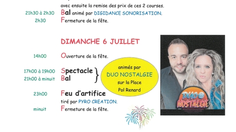 FETE PATRONALE 