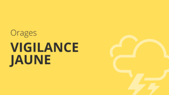 VIGILANCE JAUNE RISQUE D'ORAGES