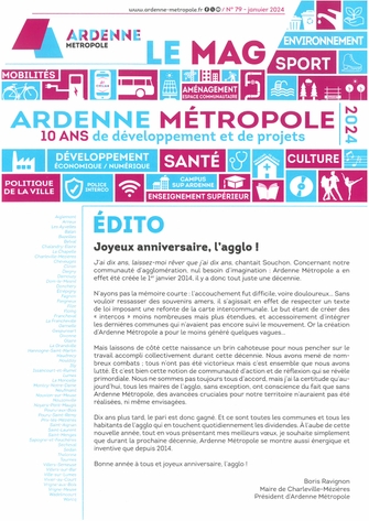 ARDENNE METROPOLE - LE MAG 79 janvier 2024