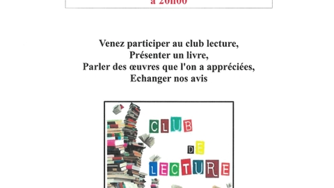 MERCREDI LECTURE A LA BIBLIOTHEQUE DE LUMES