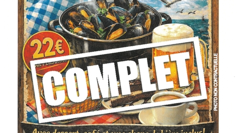 SOIREE MOULES FRITES A LUMES !