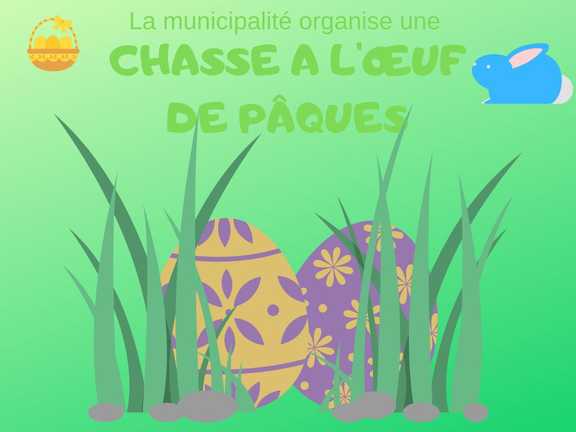chasse à l'oeuf paques 2023