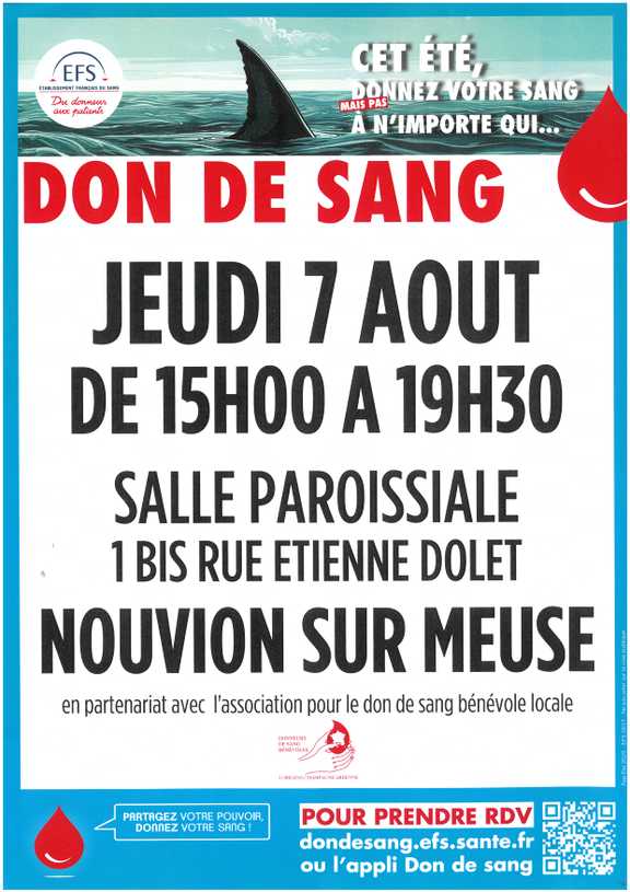 don de sang